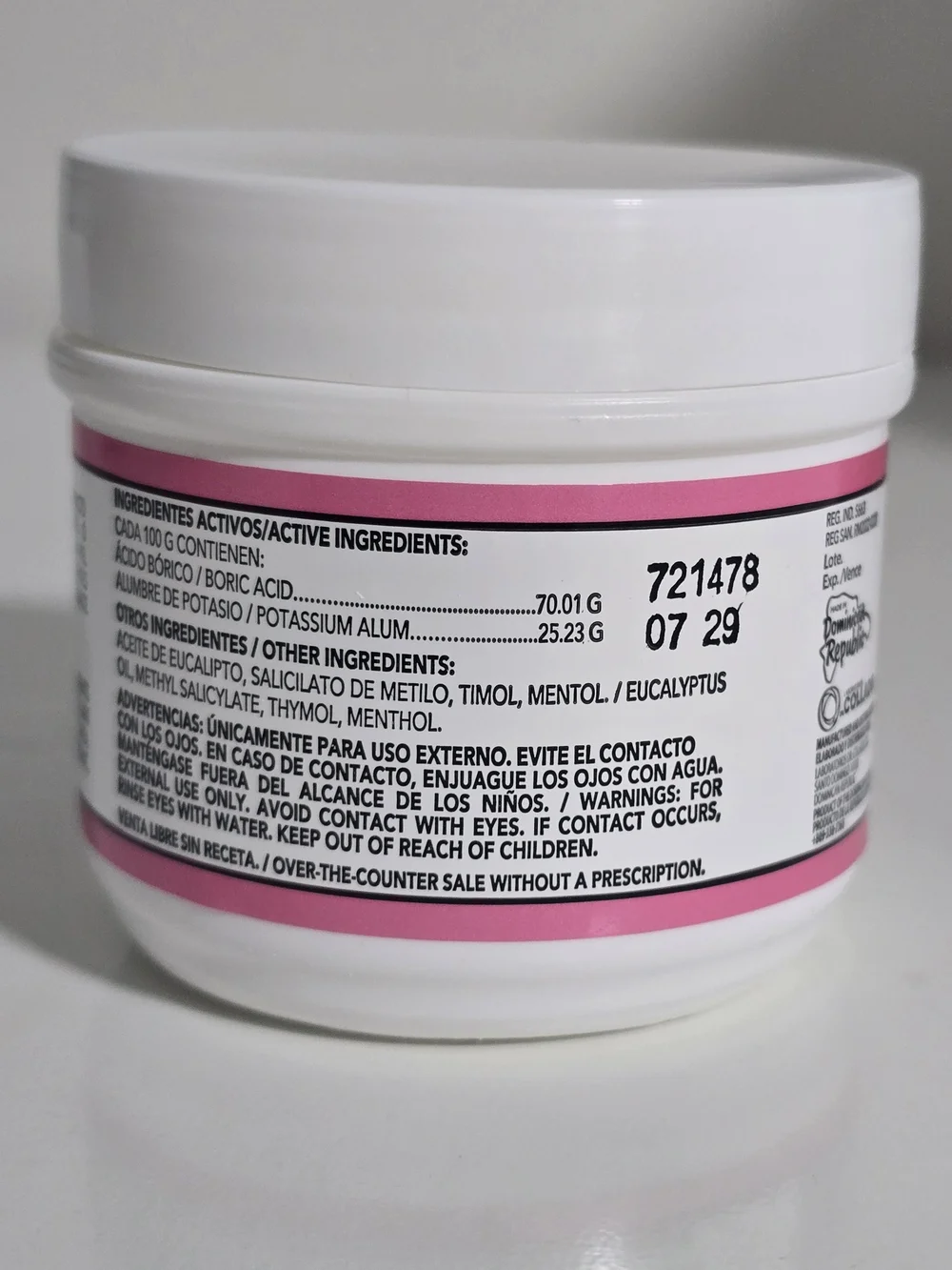Antiseptic Intimate Powder Wash - Pink